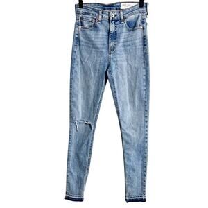 Rag and Bone New York Nina High-Rise Skinny Blue Women Jeans Size 26